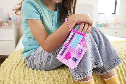 Polly Pocket Barbie aPolly Pocket Dreamhouse Compact Dollhouse Playset