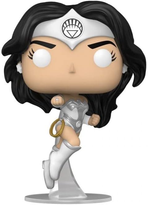 Funko Pop Wonder Woman 80th Anniversary White Lantern Glow-in-The-Dark Pop Vinyl Figure -