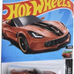Hot Wheels Corvette C7 Z06 Convertible HW Roadsters 410 Burnt Orange 34250