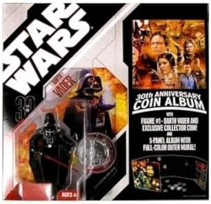 Hasbro Star Wars Basic Darth Vader Figure and Coin Folder