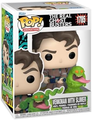 Funko POPBuddy The Real Ghostbusters - Dr. Peter Venkman with Slimer - The Real Ghostbusters - Collectable Vinyl Figure