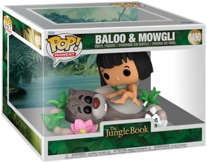 Funko POP Moment The Jungle Book - Baloo Bear Mowglia - Collectable Vinyl Figure