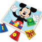Melissa & Doug Melissa Doug Mickey Mouse Clubhouse Wooden Basic Skills Board - Zip Lace
