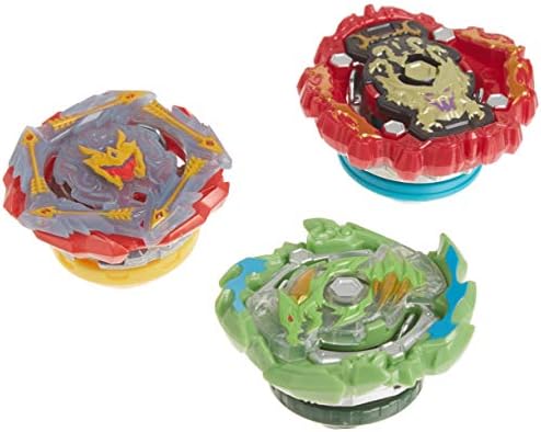 Beyblade Burst Rise Hypersphere Battle Heroes 3-Pack - Ace Dragon D5 Rudr R5 Viper Hydrax