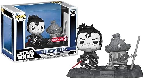Funko POP Star Wars Visions - The Ronin and B5-56 Glow in The Dark Deluxe Pop