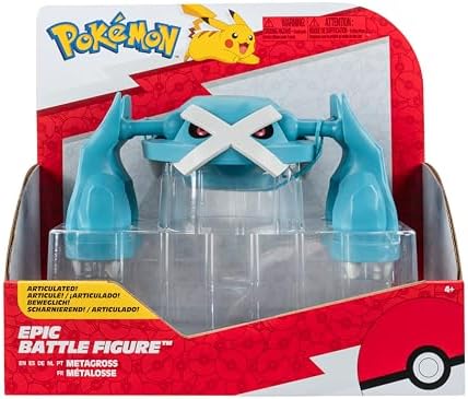 Pokemon Metagross Figure-12-Inch Articulated Epic Battle Figure