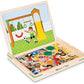 Melissa & Doug Melissa Doug Wooden Magnetic Matching Picture Game With 119 Magnets and