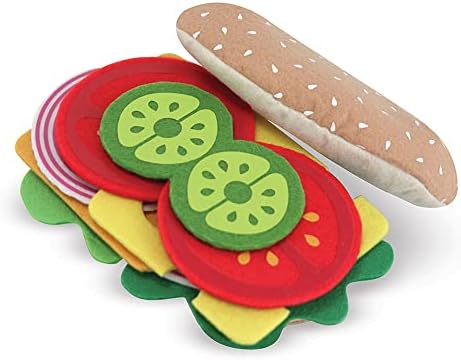 Melissa & Doug Melissa Doug Felt Food Sandwich Set Pretend Play Play Food