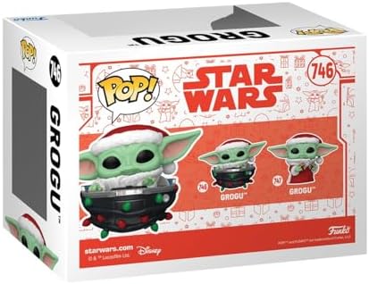 Funko POP Star Wars The Mandalorian Holiday - Grogu Holiday Pram - The Child - Baby Yoda - Pram - Collectable Vinyl Figure