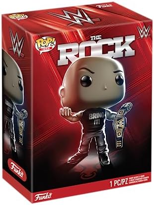 Funko Pop Boxed Tee WWE - The Rock with Belt - XS