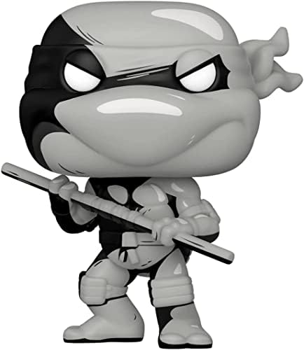 Funko POP Teenage Mutant Ninja Turtles - Donatello PX Previews Black White Chase Funko