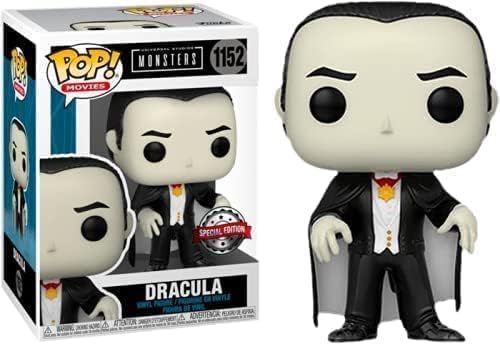 Funko Horror Universal Monsters Pop Figure Bundled with Classic Dracula Vinyl Character