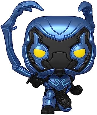 Funko POP Movies DC - Blue Beetle - Blue Beetle - 16 Odds for Rare Chase Variant - Collectable Vinyl Figure
