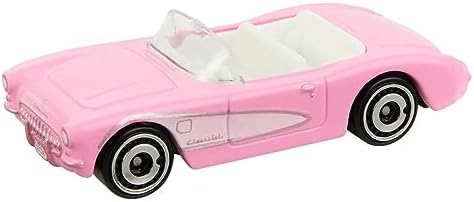 Hot Wheels 1956 Corvette Barbie The Movie Pink Long Card