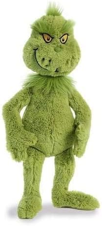 Aurora World Plush - Dr. Seuss The Grinch 18in with Dr. Seuss Cindy Lou Who 12in