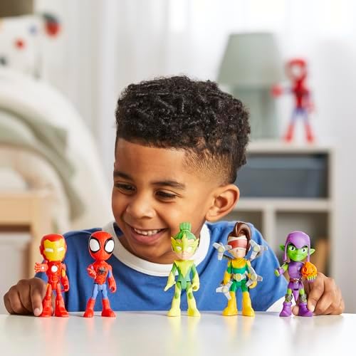 Hasbro Spidey and his Amazing Friends Marvel Friends Foes Pack 5 Action Figures 4-Inch