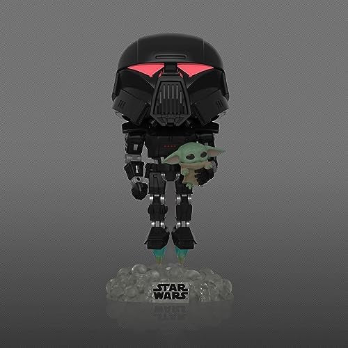 Funko Pop Vinyl - Star Wars - Dark Trooper with Grogu 488 Black