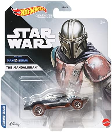 Hot Wheels Star Wars Hot Wheels Character Cars The Mandalorian Diecast Car