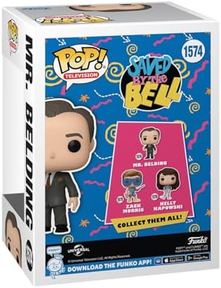 Funko Pop TV Saved by The Bell 30th Anniversary - Mr. Belding - A.C. Slater - Collectable Vinyl Figure