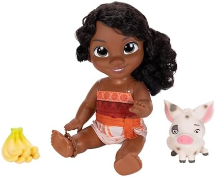 Disney Moana 2 Little Sis Simea Doll Pua Figure - Doll Playset