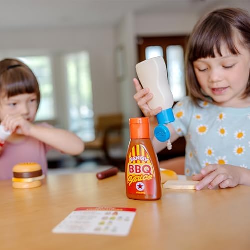 Melissa & Doug Melissa Doug 5-Piece Favorite Condiments Play Food Set Play Ketchup and