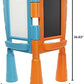 Little Tikes 2-in-1 Drawing Table - Multi-Sided Desk with Easel Chalkboard Dry-Erase