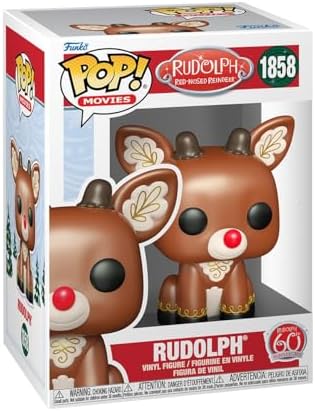 Funko POP Movies Rudolph - Rudolph Sitting - Rudolph The Red-Nosed Reindeer - Collectable Vinyl Figure