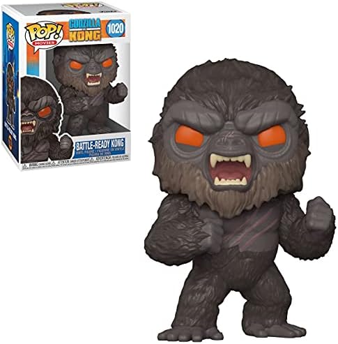 Funko POP King Kong Battle Ready 1020 Movies Godzilla vs Kong Vinyl Figure Bundled with