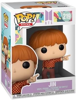 Funko Pop Rocks BTS Dynamite - Jin Bundled with a Byron's Attic Protector