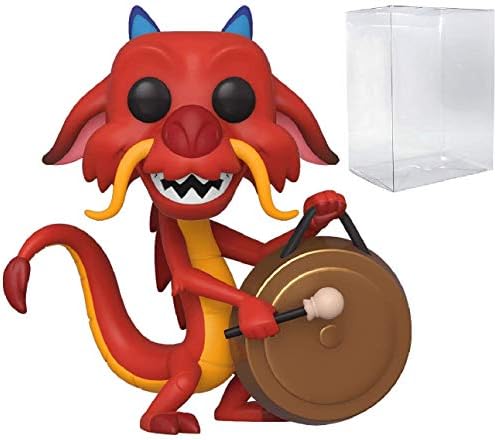 Funko POP Disney Mulan - Mushu with Gong Funko Vinyl Figure Bundled with Compatible Box