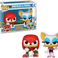 Funko Pop Sonic - Knuckles and Rouge 2pk Exc Collectable Vinyl Toy Figure - 77477