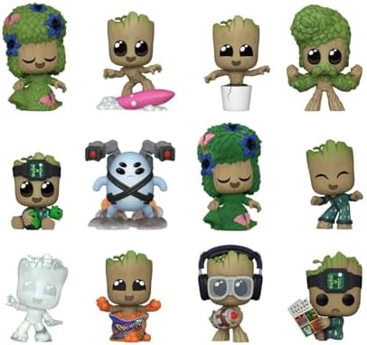 Funko Mystery Mini - Marvel - Guardians of The Galaxy - 1 of 12 to Collect - Styles Vary - Groot Shorts - Collectable Vinyl Figure