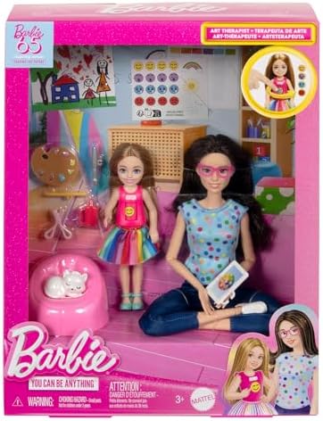 Barbie You Can Be Anything Art Therapist 2 Doll Set with