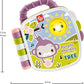 Fisher-Price Baby Toy Purple Monkey Musical Storybook with Lights Sounds for Infants