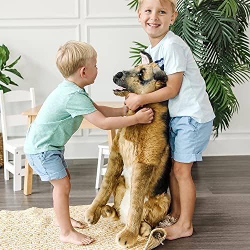 Melissa & Doug Melissa Doug Giant German Shepherd - Lifelike Stuffed Animal Dog over 2