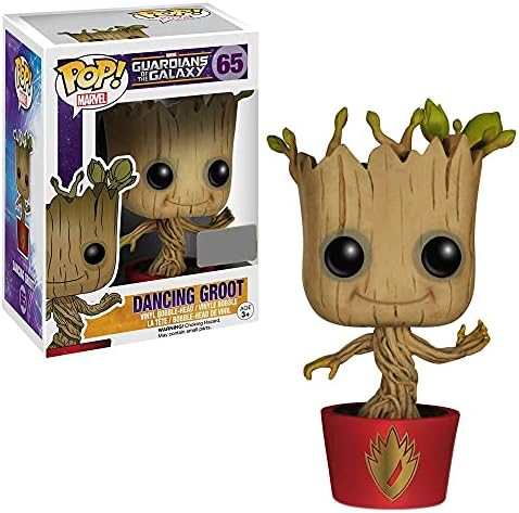 Funko Marvel Guardians of the Galaxy POP Marvel Dancing Groot Vinyl Bobble Head 65 Red
