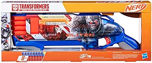 Nerf Transformers Optimus Primal Dart Blaster 16 Nerf Elite Darts Gifts for 8 Year Old