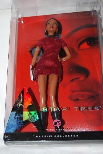Barbie Star Trek Lt. Uhura AA Red Black Dress Lovely