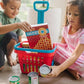Melissa & Doug Melissa Doug Fill and Roll Grocery Basket With Play Food Boxes and Cans 11
