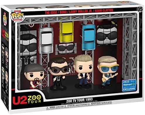 Funko POP Moment Deluxe U2 s Zoo TV Tour 1993 Vinyl Figures 2022 Limited Edition