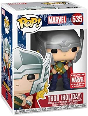 Funko POP Funko Marvel Collector Corps 535 Thor Holiday wth Free Acrylic Case