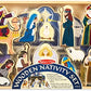 Melissa & Doug Melissa Doug Classic Wooden Christmas Nativity Set With 4-Piece Stable and