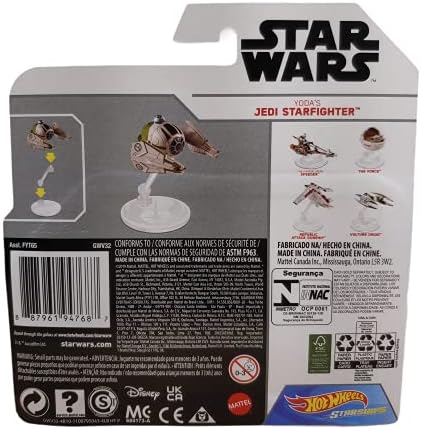 Hot Wheels 2021 Star Wars Starships Yoda's Jedi Starfighter