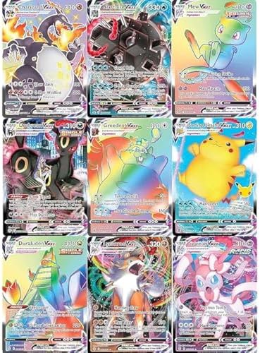 Pokemon 3 Pokemon Card Vmax Bundle - 1 Secret Rare Card - No Duplicates - Vmax Booster