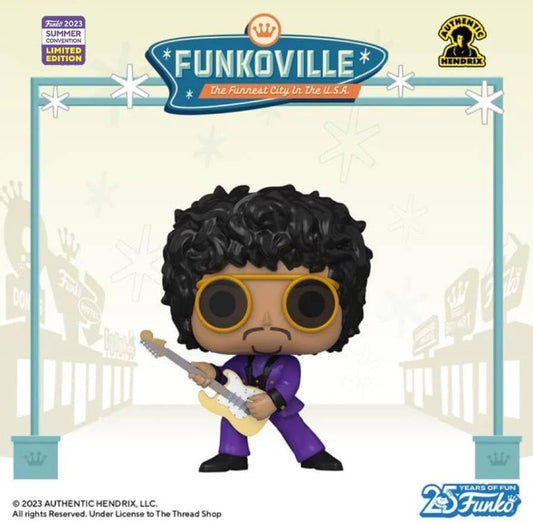 Funko Jimi Hendrix POP Jimi Hendrix in Purple Suit SDCC 2023 Shared