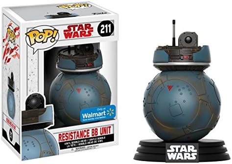 Funko Pop Star Wars The Last Jedi - Resistance BB Unit 211 Vinyl Figure Bundled with Pop