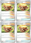 Pokemon Earthen Vessel - 163182 - Paradox Rift - Pokemon Ancient Trainer Card Lot x4 - Playset