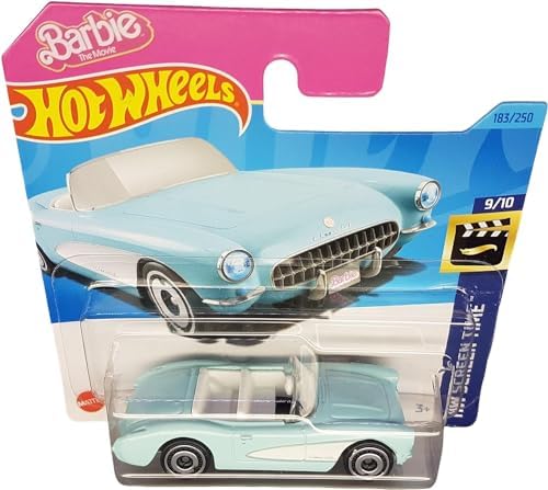 Hot Wheels HW Screen Time 910 - Barbie 1956 Corvette Diecast Model Car