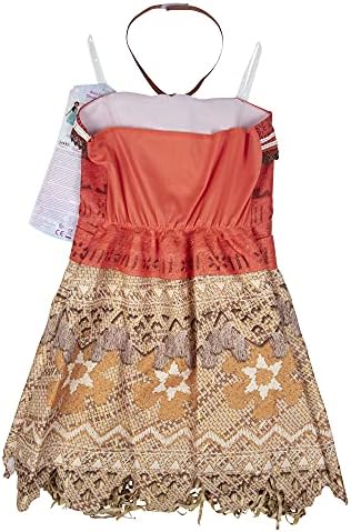 Disney Princess Moana Dress Sing Shimmer Musical Outfit Sing-A-Long to How Far I'll Go
