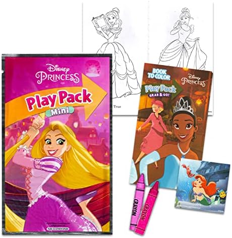 Disney Princess Travel Bag Activity Bundle - Disney Princess Tote Bag Set For With